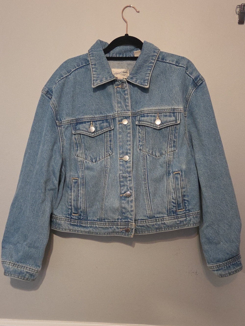 Cropped Jean Jacket (L)